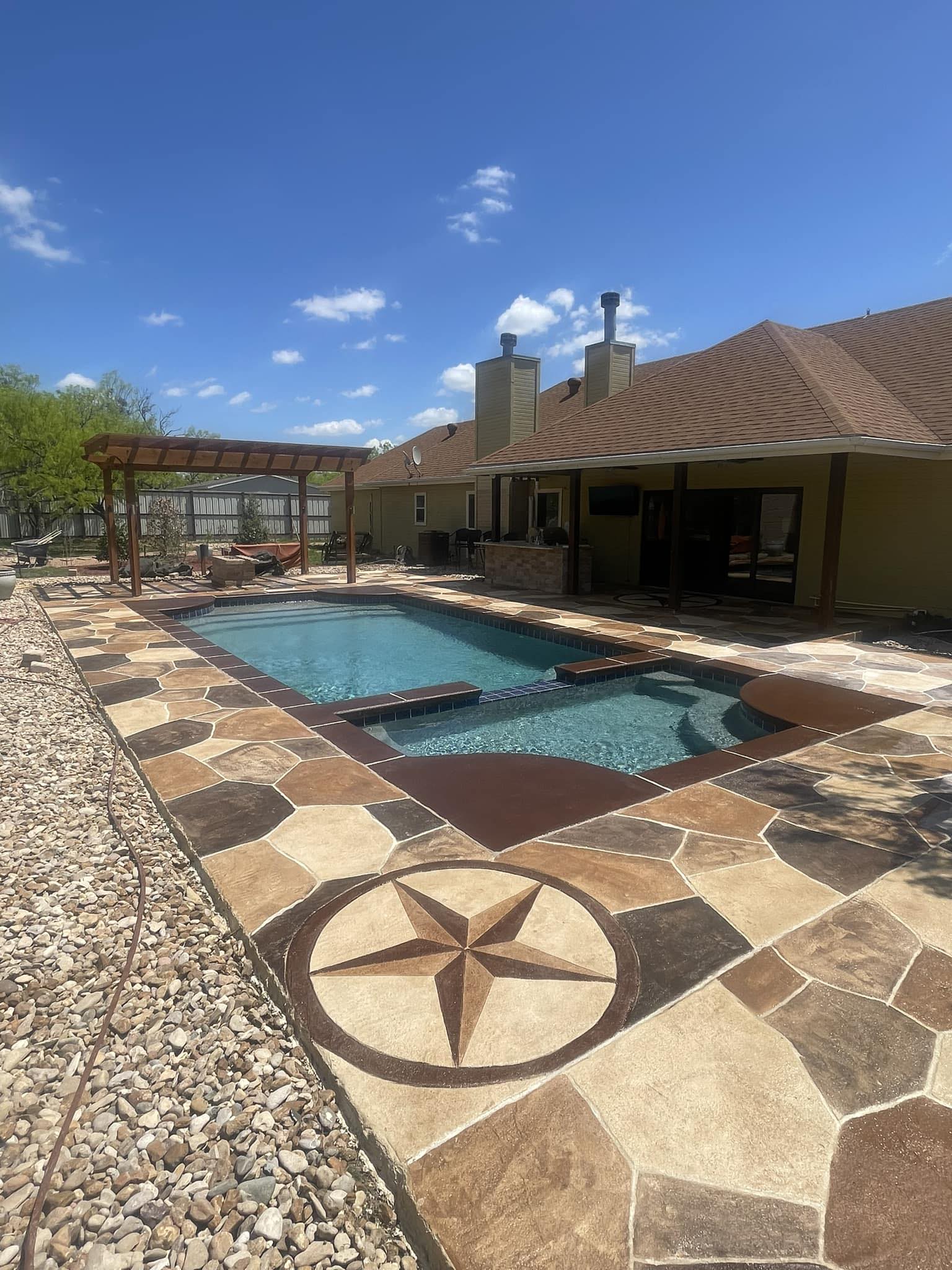 Concrete patio project